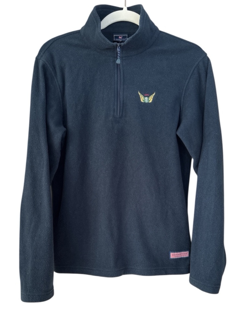 VINEYARD VINES Navy Misquamicut Golf Club Quarter-Zip Fleece Pullover Size XS